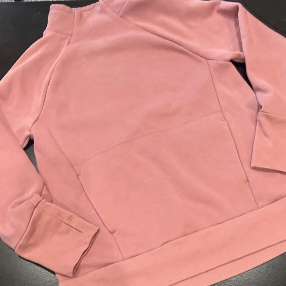 Fabletics Rose Pink Mock Neck Pullover Sweater - Picture 3 of 6
